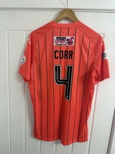 DYLAN CORR  Greenock Morton Match Worn Signed Away shirt with coa