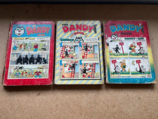 3 x DANDY ANNUALS - 1955, 1956, 1957 - FREE UK POSTAGE!