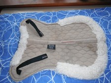 shires sheepskin saddle half