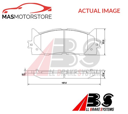 Brake pads set braking - pads,