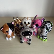 Ty Beanie Boo Bundle - 6 Plush Soft Toys 6 inches 