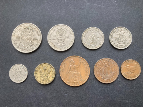 1948 set coins - a, year