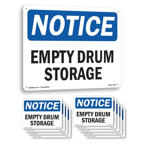 Empty drum storage - drum,