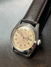 Rolex Oyster Speed ​​King 40s Vintage Antique Beige Dial Hand Winding Wristwatch