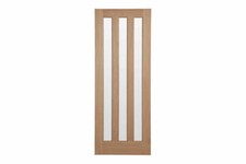 Modern Style 3 Panel Oak