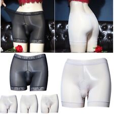 Men's Underwear See Through Boxer Briefs Bulge Pouch Panties Club Bottoms Sheer