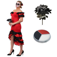 LADIES RED RUMBA DRESS DAY OF