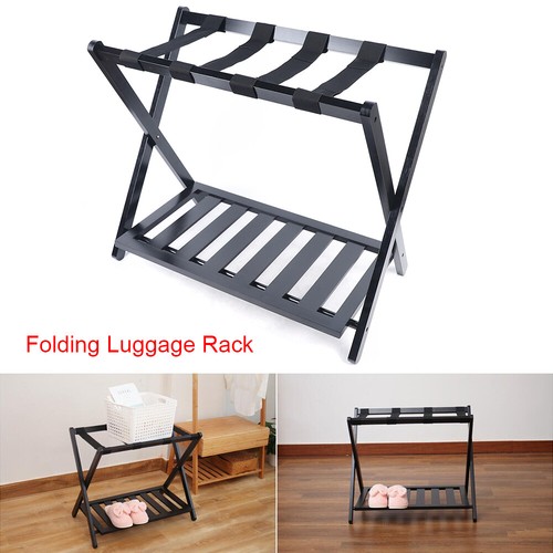 Foldable luggage rack home - rack,