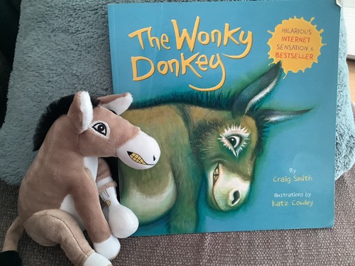 Wonky donkey plush toy and - donkey,