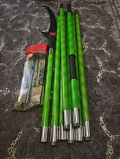 27Ft Tree Pruning Branch Trimmer Manual Extendable Pole Saw Garden Tools UK