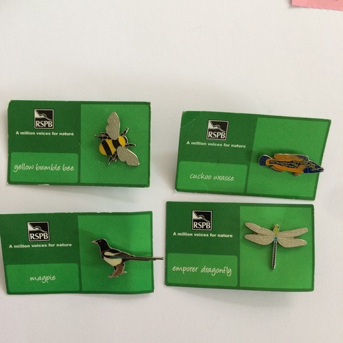 Rspb pin badges four - badges,