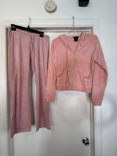 Y2k playboy pink velour - pink, track