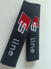 Sline Audi seat belt shoulder pads covers buckle safety cushion for S line cars