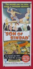 SON OF SINBAD ORIGINAL 1955 CINEMA DAYBILL FILM MOVIE POSTER Dale Robertson 50's