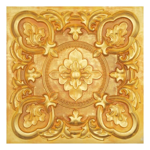 Antique ceiling tin tile - , aged