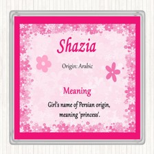 Shazia Name Meaning Drinks Mat