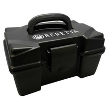 Beretta Cartridge Case Hard Case Ammo Box for 100 Cartridges Black