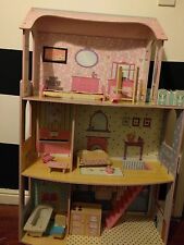 Chad valley mansion dolls house and furniture play house