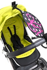 My Buggy Buddy Pink Bow How Sun Shade, Parasol universal Car and Buggy UPF50+