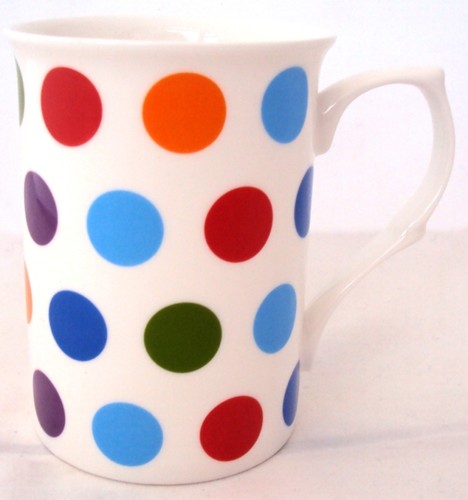 Polka dots mugs set - polka,