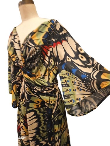 Jungle butterfly flowy - butterfly, chiffon