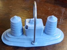 Art Deco Bakelite Pale Blue