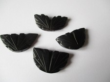 Whitby Jet necklace panels x 4
