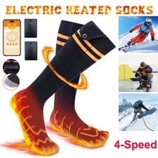 Electric Heated Socks Rechargeable 10000mAh Battery Men Women Foot Warmer W/APP
