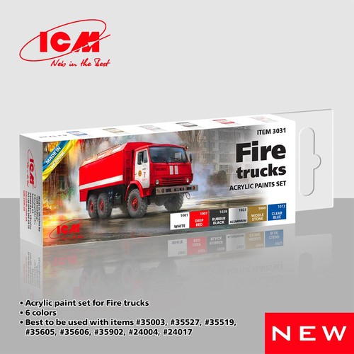 Icm 3031 fire truck acrylic - icm,