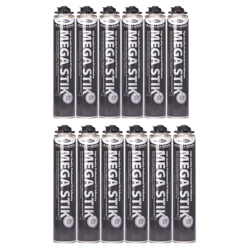 12x 750ml adhesive foam - 750ml, pu