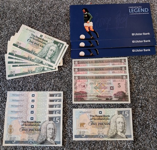 Bank note collection george - bank,