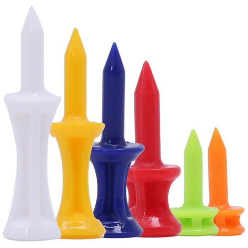 Plastic castle golf - plastic, tees