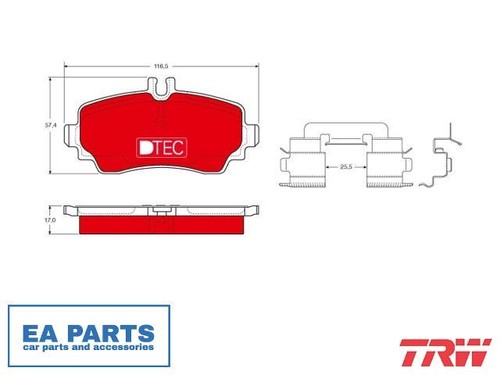 Brake pad set disc - disc,