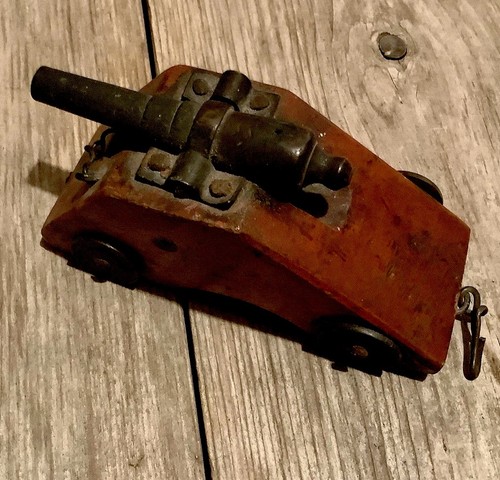 Cannon minature cast iron - minature,