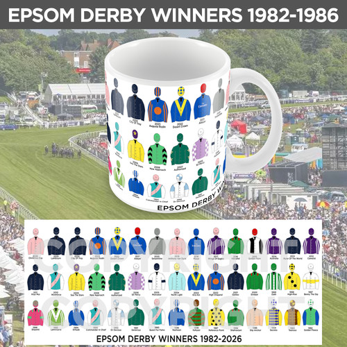 Horse racing mug cup epsom - cup,