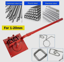 1-20mm Heavy-duty Manual Rebar Bender Bending Tool Portable Steel Bar Bender New
