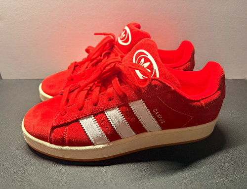 Adidas campus men red white - campus, red/white