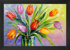 Tulips Framed Wall Art Poster