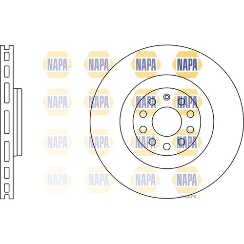 Brake discs vented for - 2x, audi