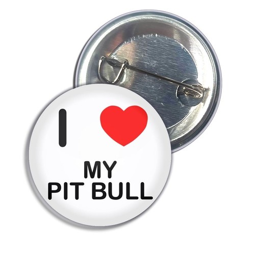 Pit bull love heart - i,