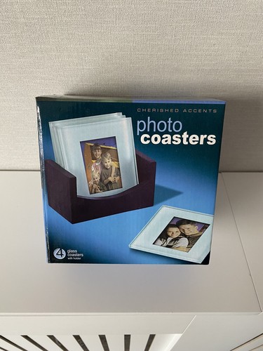 Glass photo coasters with - coasters,