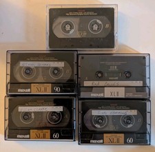 Lot of 5 Maxell XLII Cassette