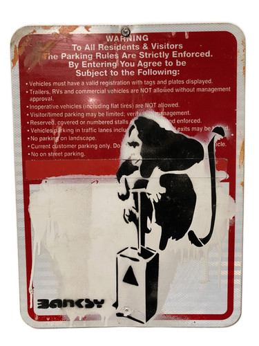 Original banksy monkey - banksy,