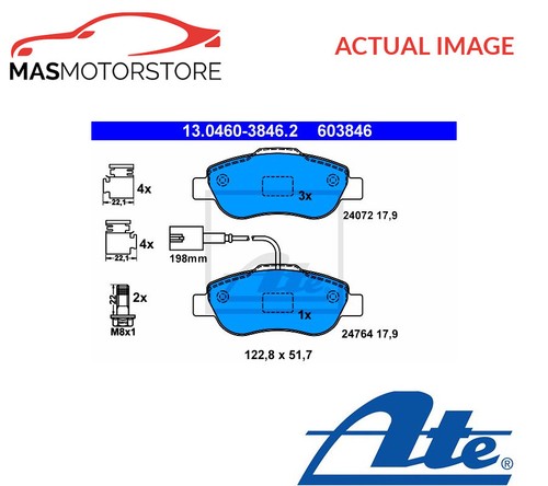 Brake pads set braking pad - brake,