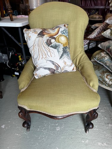 Antique victorian arm chair - victorian,
