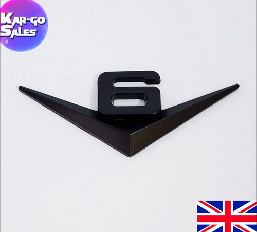 Black metal car - v6, emblem