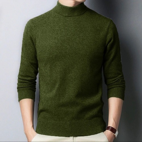 Men mock neck sweater - men's,