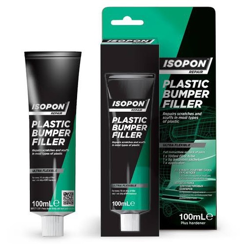 Isopon repair plastic bumper - isopon,