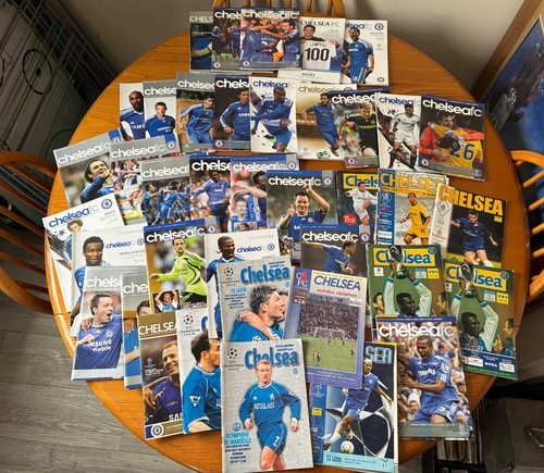 Chelsea football programmes - chelsea,
