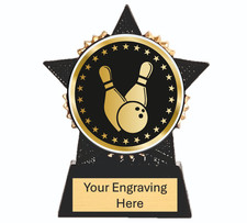 Ten Pin Bowling Star Trophy